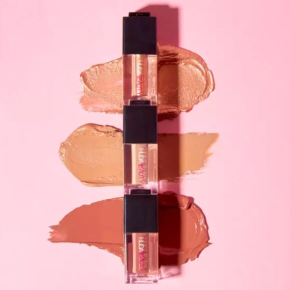 Huda Beauty- Mini Matte & Metal Melted Shadows in Warm Browns - Picture 1 of 5